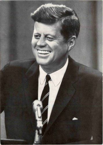John F. Kennedy in Deutschland mit Sonderstempel