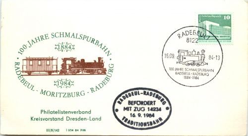 100 Jahre Schmalspurbahn Radebeul Moritzburg Radeburg