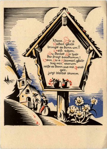 Schwarzer Humor auf Grabstein