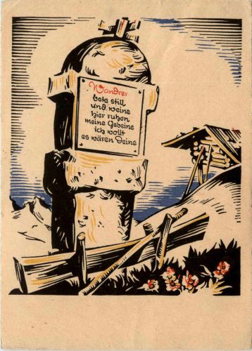 Schwarzer Humor auf Grabstein