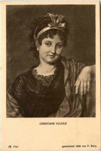 Christiane Vulpius - Goethe Freundinnen - Ackermann Kunstverlag