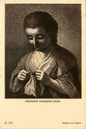 Friederike Elisabeth Oeser - Goethe Freundinnen - Ackermann Kunstverlag