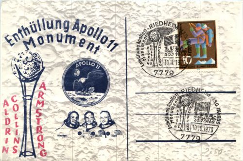 Enthüllung Apollo 11 Monument - Riedheim