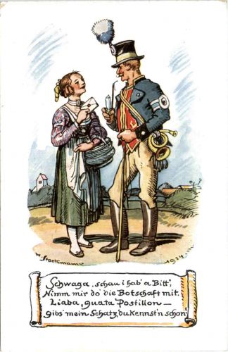 Postbote - Ganzsache