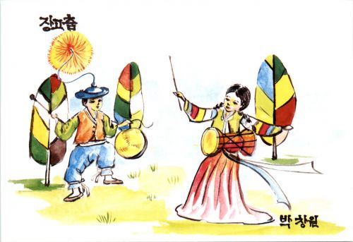 Korea - Künstlerkarte