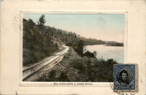 Chile - Rio Calle y Linea ferrea