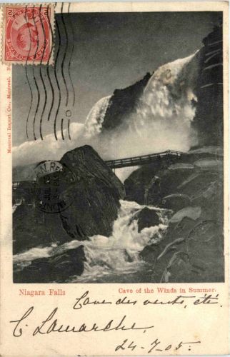 Niagara Falls - Cave of the winds in summer
