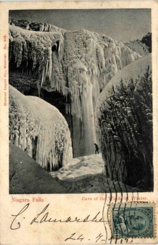 Niagara Falls - Cave of the winds in Winter