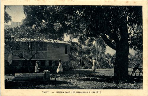 Tahiti - Maison sous les Manouires a Papeete