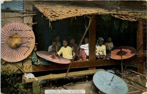 Umbrella Makers in Burma