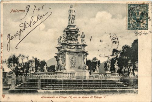 Palermo - Monumento a Filippo IV
