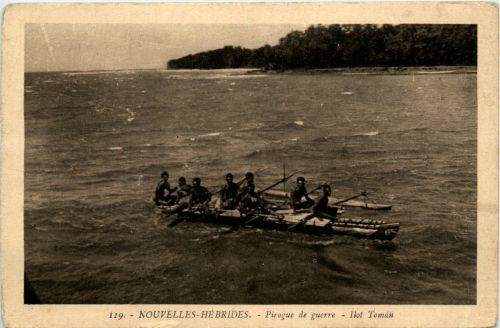 Nouvelle Hebrides - Pirogue de guerre