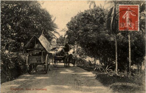 Singapore Road in Serembang
