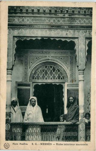 Meknes - Riche interieur marocain