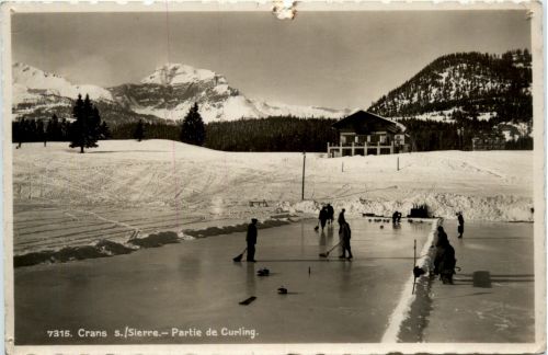 Crans sur Sierre - Partie de Curling