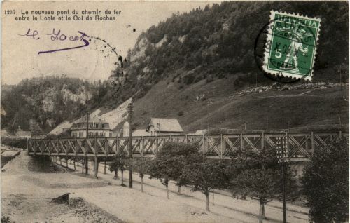 Le Locle - Nouveau pont du chemin de fer