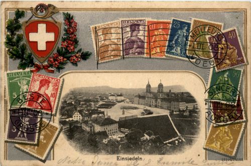 Einsiedeln - Briefmarken - Litho