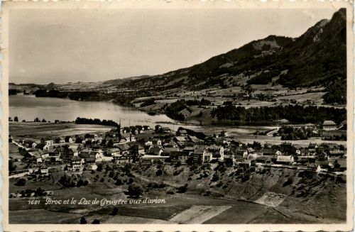 Broc et le Lac de Gruyere