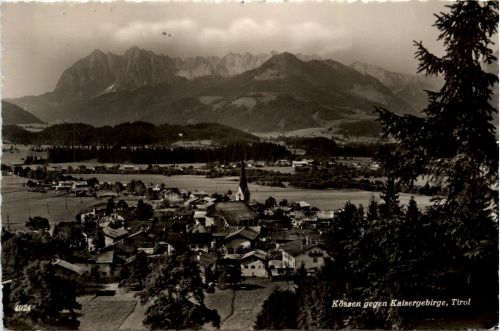 Kössen gegen Kaisergebirge