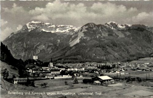 Rattenberg und Kramsach gegen Rolangebirge
