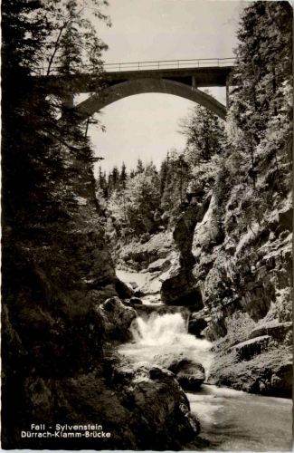 Fall - Sylvenstein, Dürrach-Klamm-Brücke