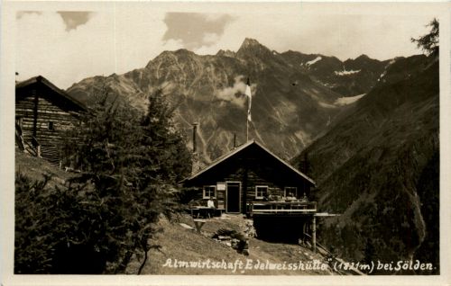 Almwirtschaft Edelweisshütte bei Sölden