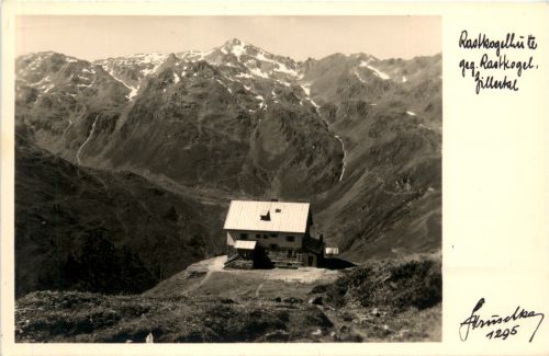 Rastkogelhütte gegen Rastkogel, Zillertal