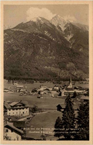 Seefeld, Blick von der Pension Hexenhäusl