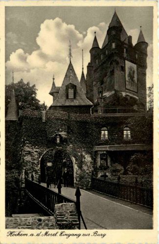 Cochem, Eingang zur Burg