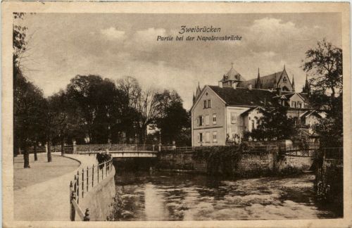 Zweibrücken, Partie bei der Napoleonsbrücke
