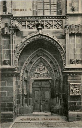Kitzingen, Portal der Johanniskirche
