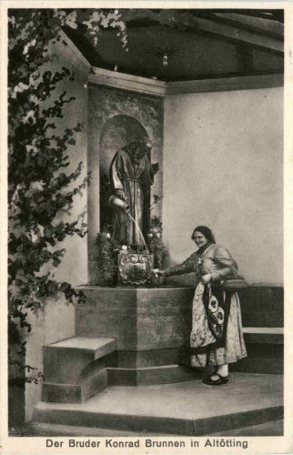 Altötting, Der Bruder Konrad Brunnen