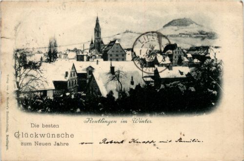Reutlingen, im Winter,