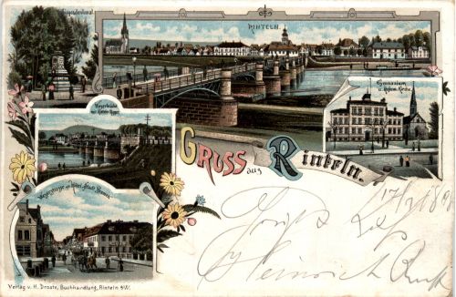 Gruss aus Rinteln - Litho