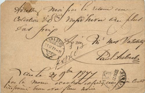 Ganzsache Schweiz 1877