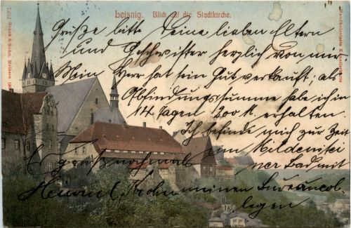 Leisnig - Blick auf die Stadtkirche