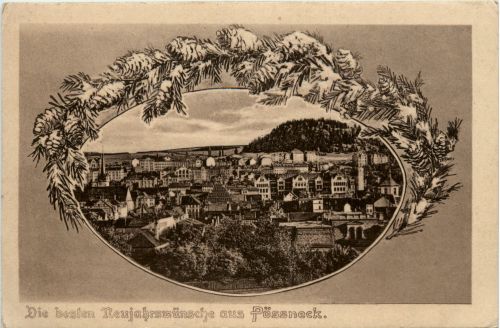 Neujahrswünsche aus Pössneck