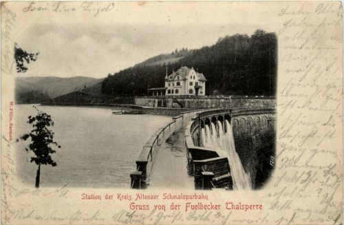 Gruss von der Fuelbecker Thalsperre