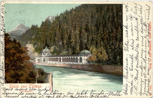 Gruss aus Tarasp - Trinkhalle