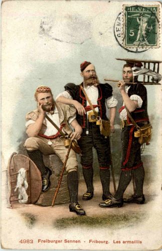 Freiburger Sennen - Fribourg - Tracht