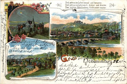 Gruss aus Hohenlimburg - Litho - Hagen