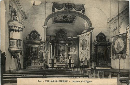 Villaz-St-Pierre - Interieur de l Eglise