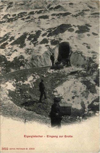 Eigergletscher - Eingang zur Grotte