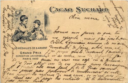 Cacao Suchard - Grand Prix Paris 1900