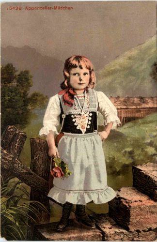 Appenzeller Mädchen - Tracht