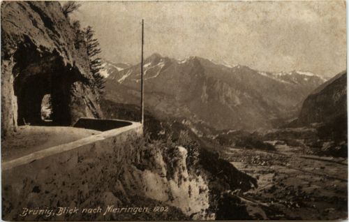 Brünig - Blick nach Meiringen