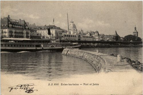 Evian les Bains - Port et Jetee