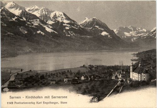 Sarnen - Kirchhofen mit Sarnersee