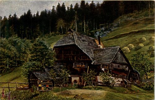 Künstlerkarte H. d Eu de Perthes - Schwarzwald