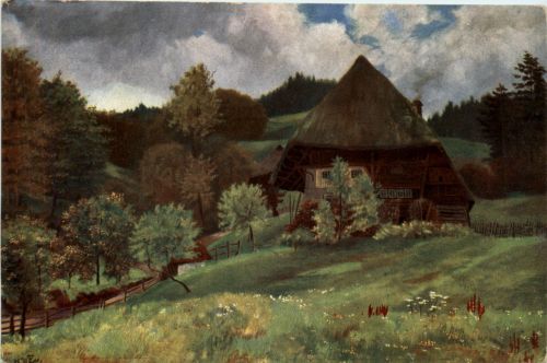 Künstlerkarte H. d Eu de Perthes - Schwarzwald